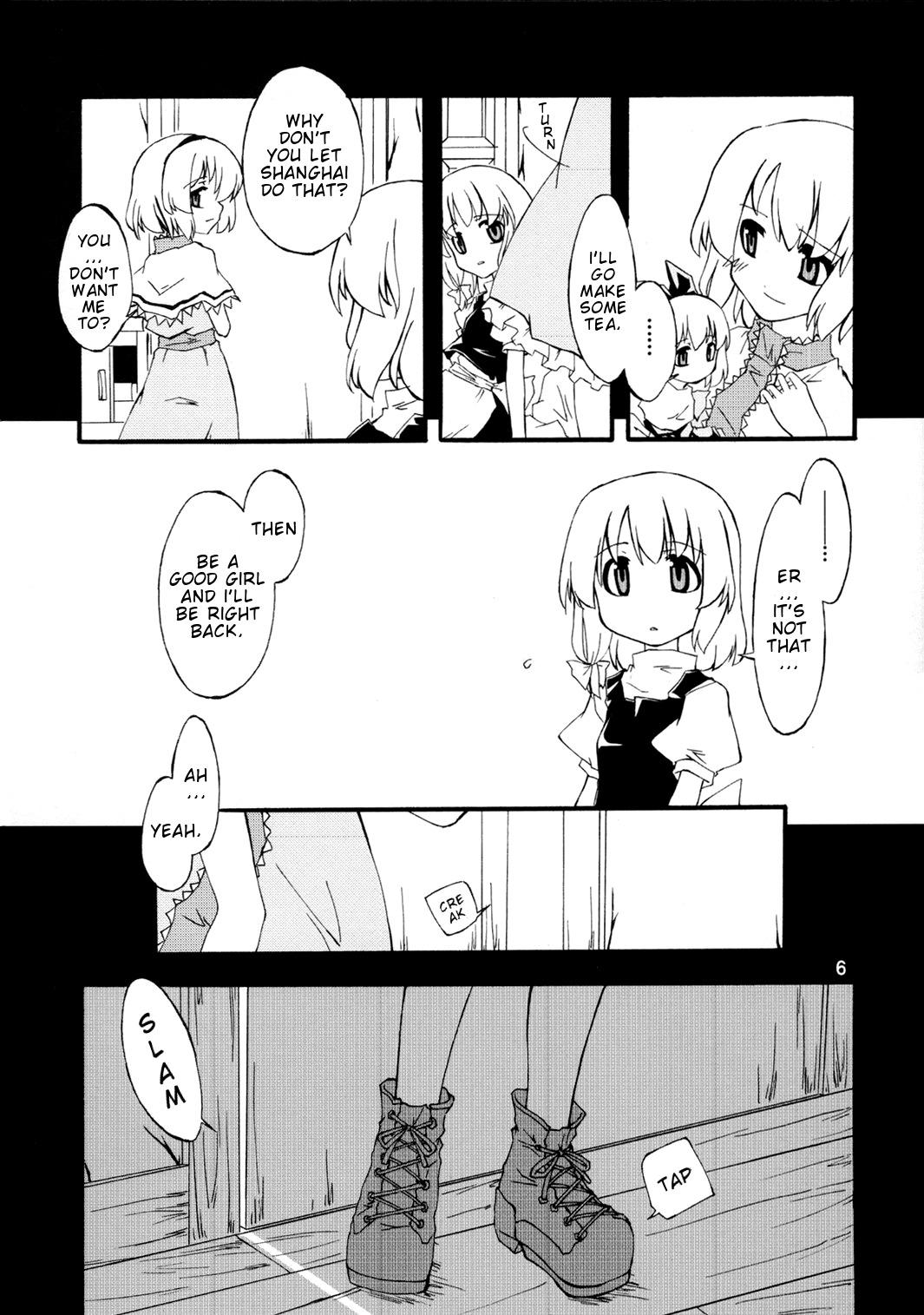 (Kouroumu 2) [PERSONAL COLOR (Sakuraba Yuuki)] Ningyoutsukai to Shirokuroma | The Puppeteer and the White-Black Witch (Touhou Project) [English] page 5 full