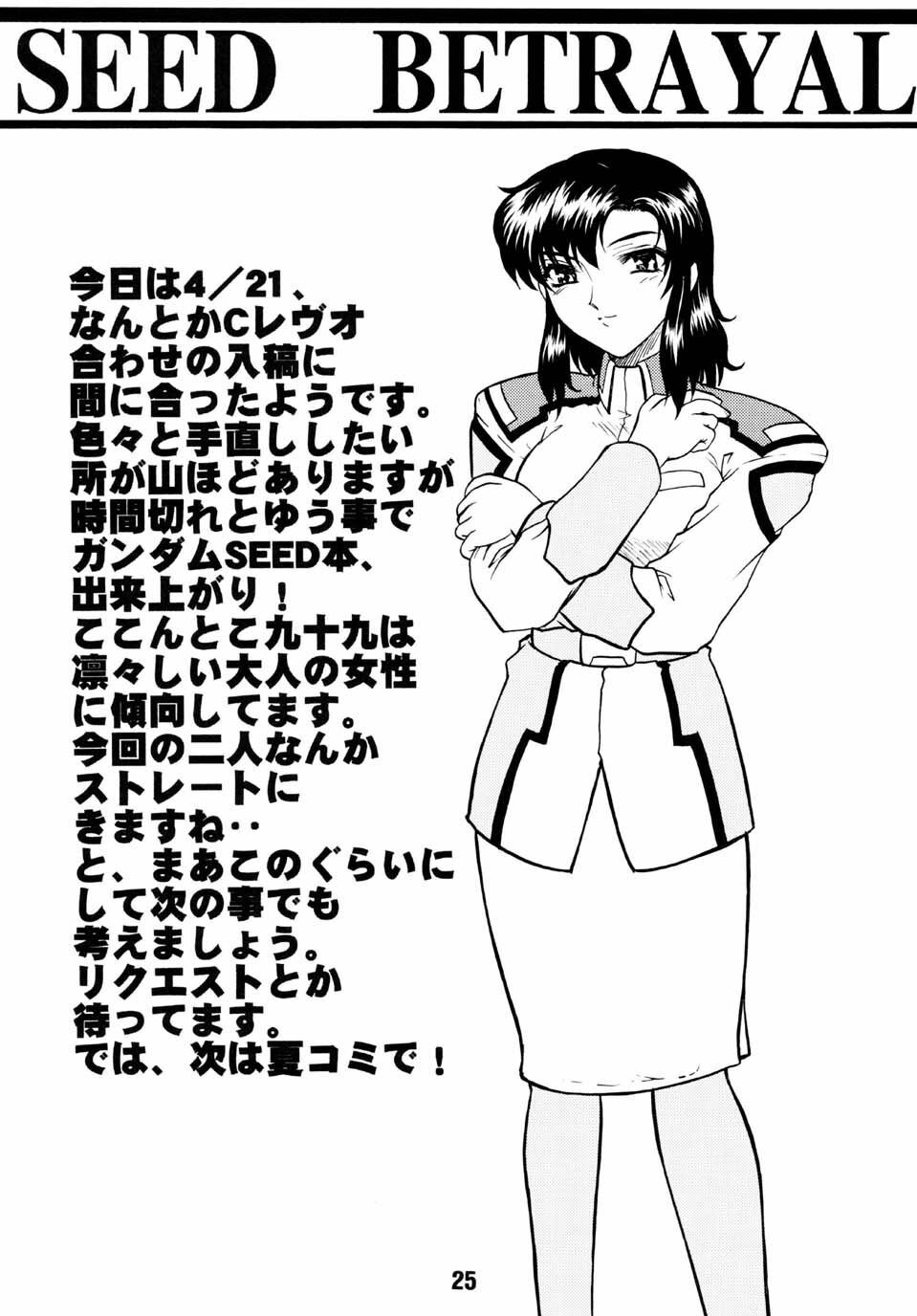 (CR33) [Studio Rakugaki Shachuu (Tukumo Keiichi)] SEED BETRAYAL (Gundam SEED) page 25 full