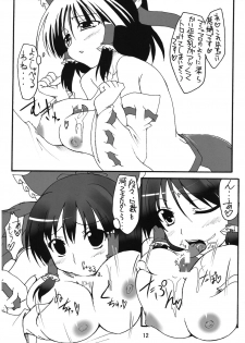 (C74) [Amadeus no Isan (Fujihara Shu, Aoba Shou)] Tengu no Kansatsu Nikki (Touhou Project) - page 12