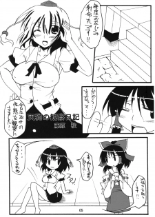 (C74) [Amadeus no Isan (Fujihara Shu, Aoba Shou)] Tengu no Kansatsu Nikki (Touhou Project) - page 5