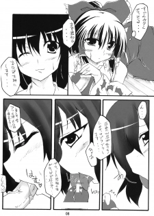 (C74) [Amadeus no Isan (Fujihara Shu, Aoba Shou)] Tengu no Kansatsu Nikki (Touhou Project) - page 8