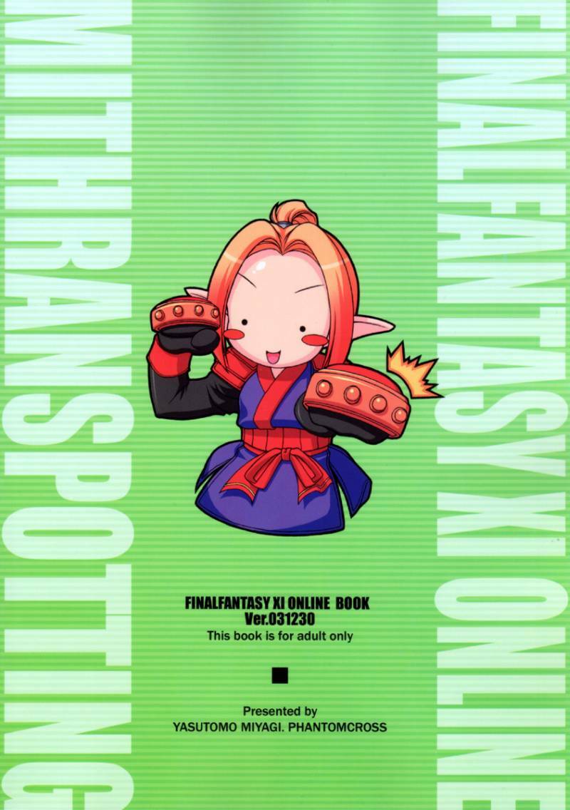 (C65) [PHANTOM CROSS (Miyagi Yasutomo)] Mithran Spotting (Final Fantasy XI) [English] page 33 full