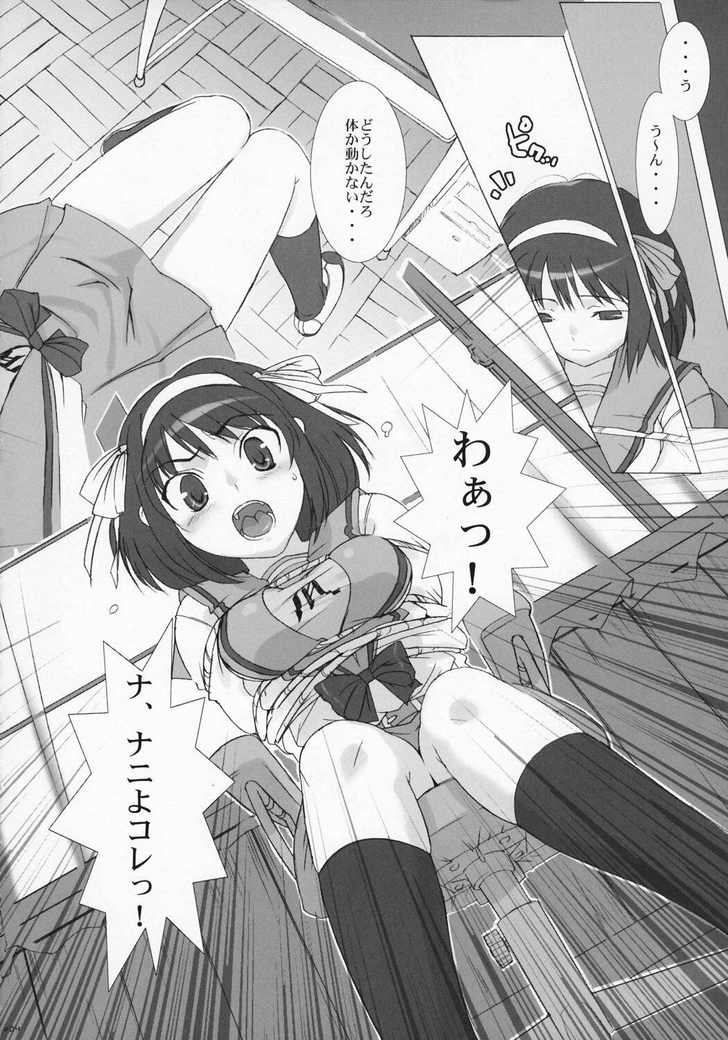 (C70) [Studio Wallaby (Takuji)] “Hinichijoukei.” (The Melancholy of Haruhi Suzumiya) page 3 full