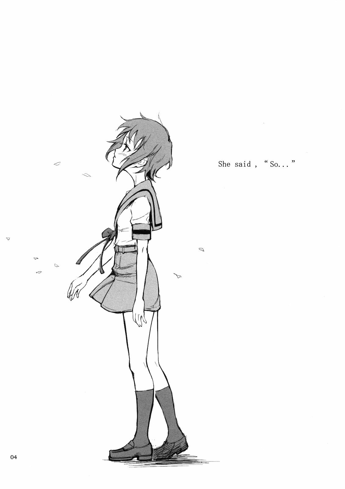 (C72) [Wechselhaft (Kima-gray)] Secret Eyes - She said ''So...'' (The Melancholy of Haruhi Suzumiya) page 3 full