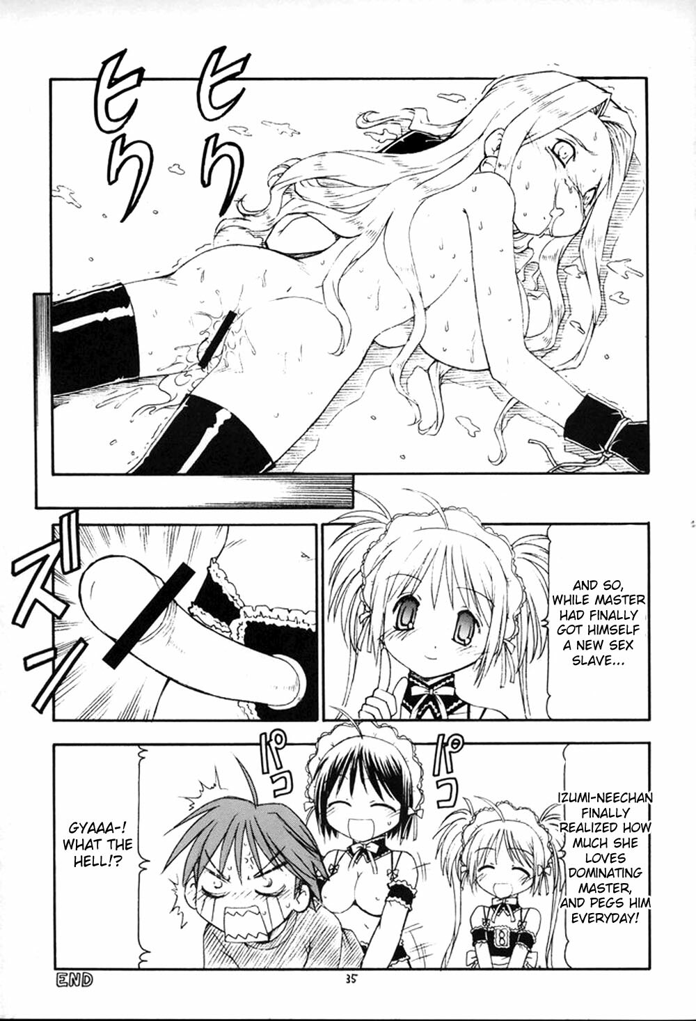(C69) [Toraya (Itoyoko)] He Is My Brutal Master 3|Kore ga Kichiku na Goshujinsama 3 (Kore ga Watashi no Goshujin-sama) [English] [desudesu] page 36 full