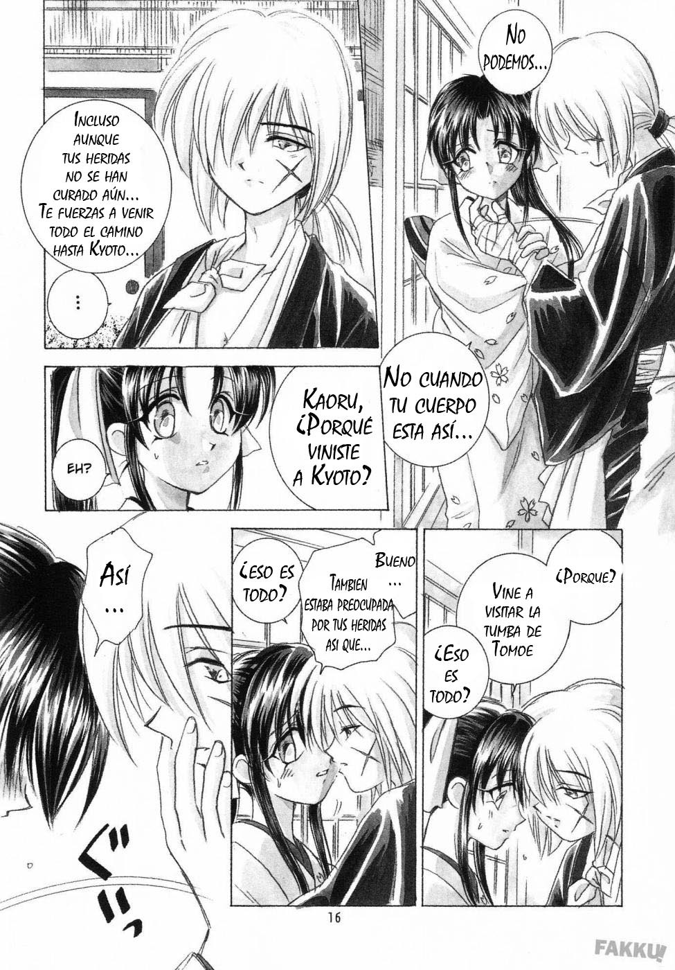 (C57) [Yamaguchirou (Yamaguchi Shinji)] Aitou XX (Rurouni Kenshin) [Spanish] page 8 full