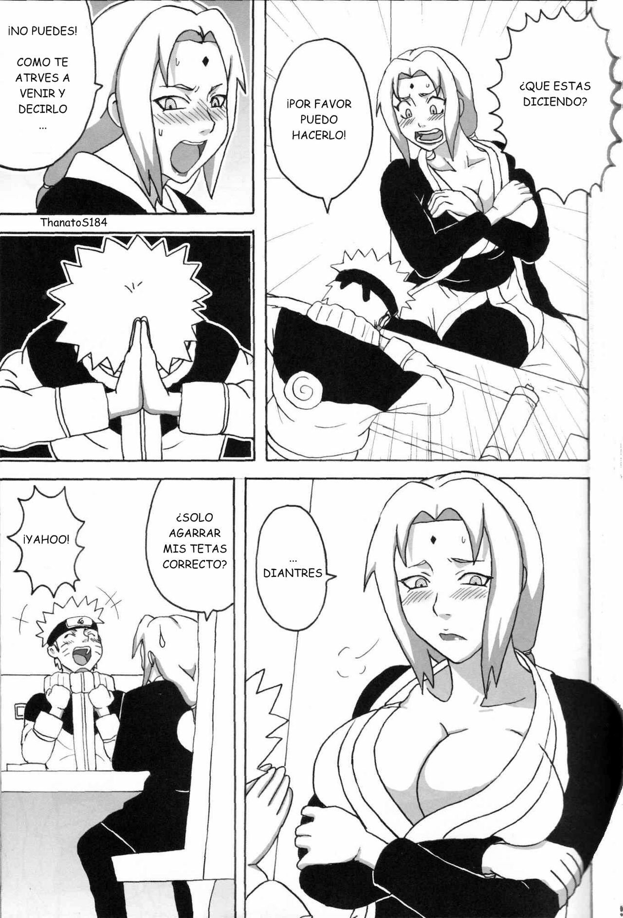 (C73) [Naruho-dou (Naruhodo)] Kyonyuu no Ninja Chichikage | Chichikage Grandes Pechos Ninjas (Naruto) [Spanish] [Infernal Kaiser no Fansub] page 6 full