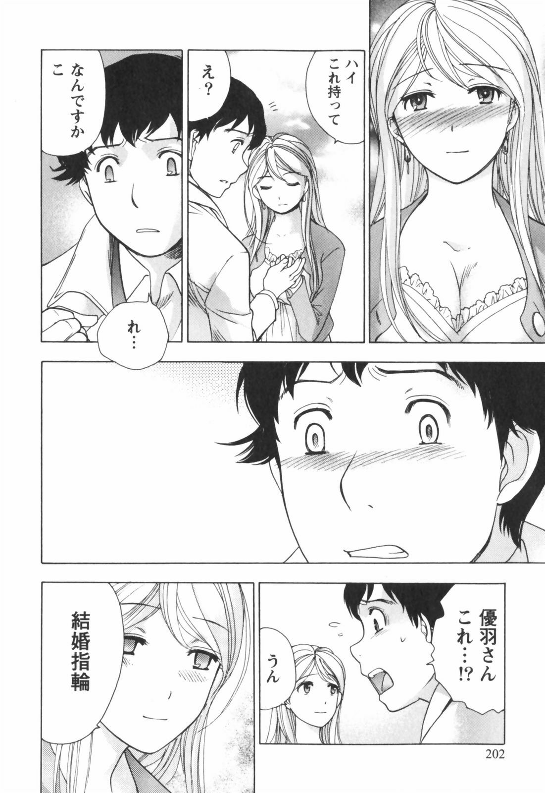 [Kuuki Fuzisaka] Momoiro Milk page 203 full
