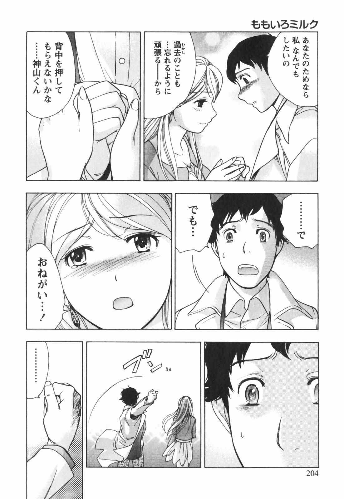 [Kuuki Fuzisaka] Momoiro Milk page 205 full