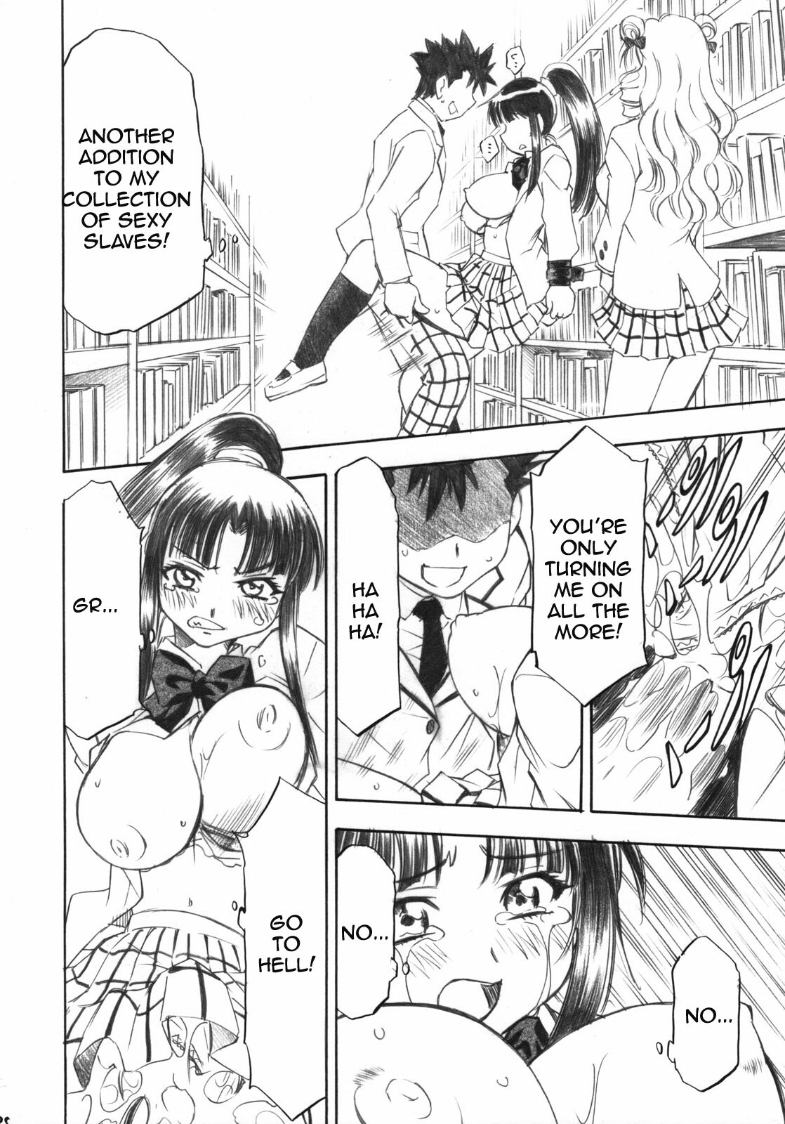 Troublekko ~Saki & Aya & Rin~ (To LOVE-Ru) [English] [Rewrite] page 28 full