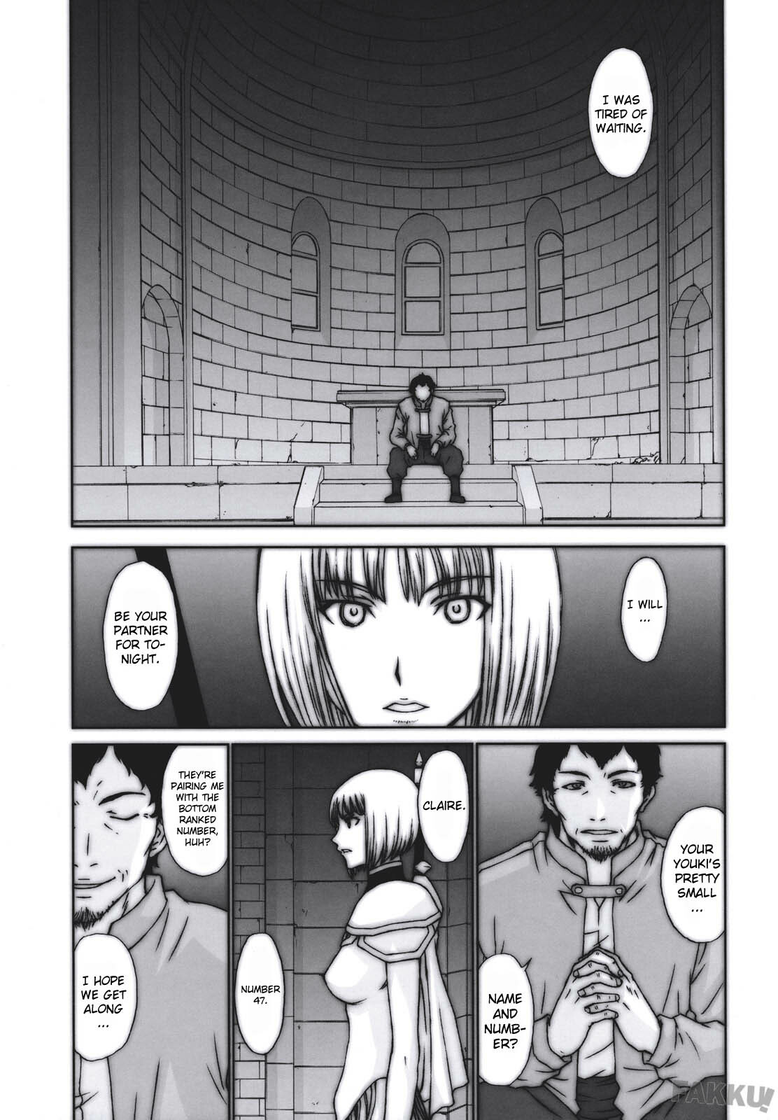 (C73) [Secret Society M (Kitahara Aki)] Doukoku no Ori (Claymore) [English] [FAKKU] [Decensored] page 5 full