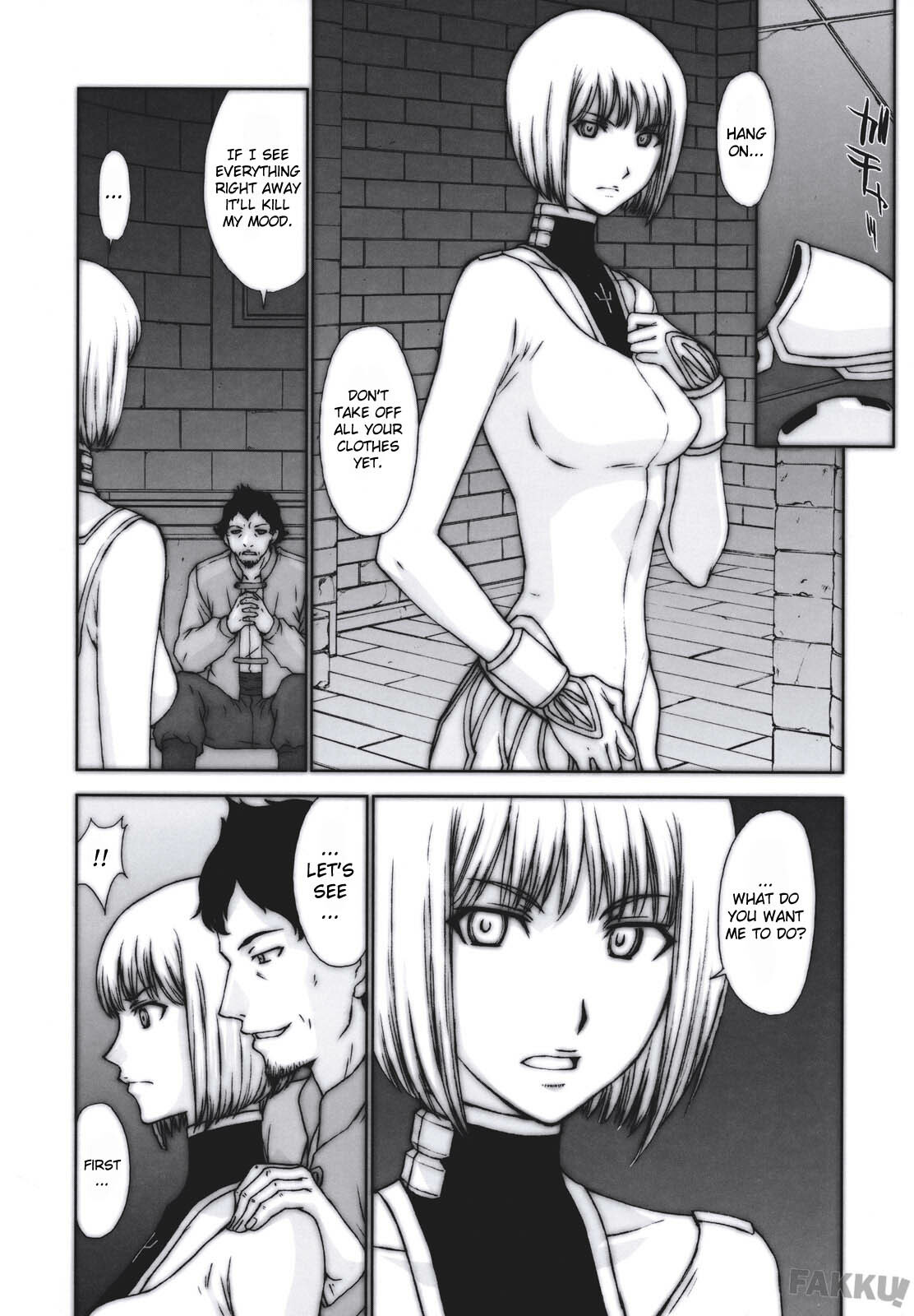 (C73) [Secret Society M (Kitahara Aki)] Doukoku no Ori (Claymore) [English] [FAKKU] [Decensored] page 6 full