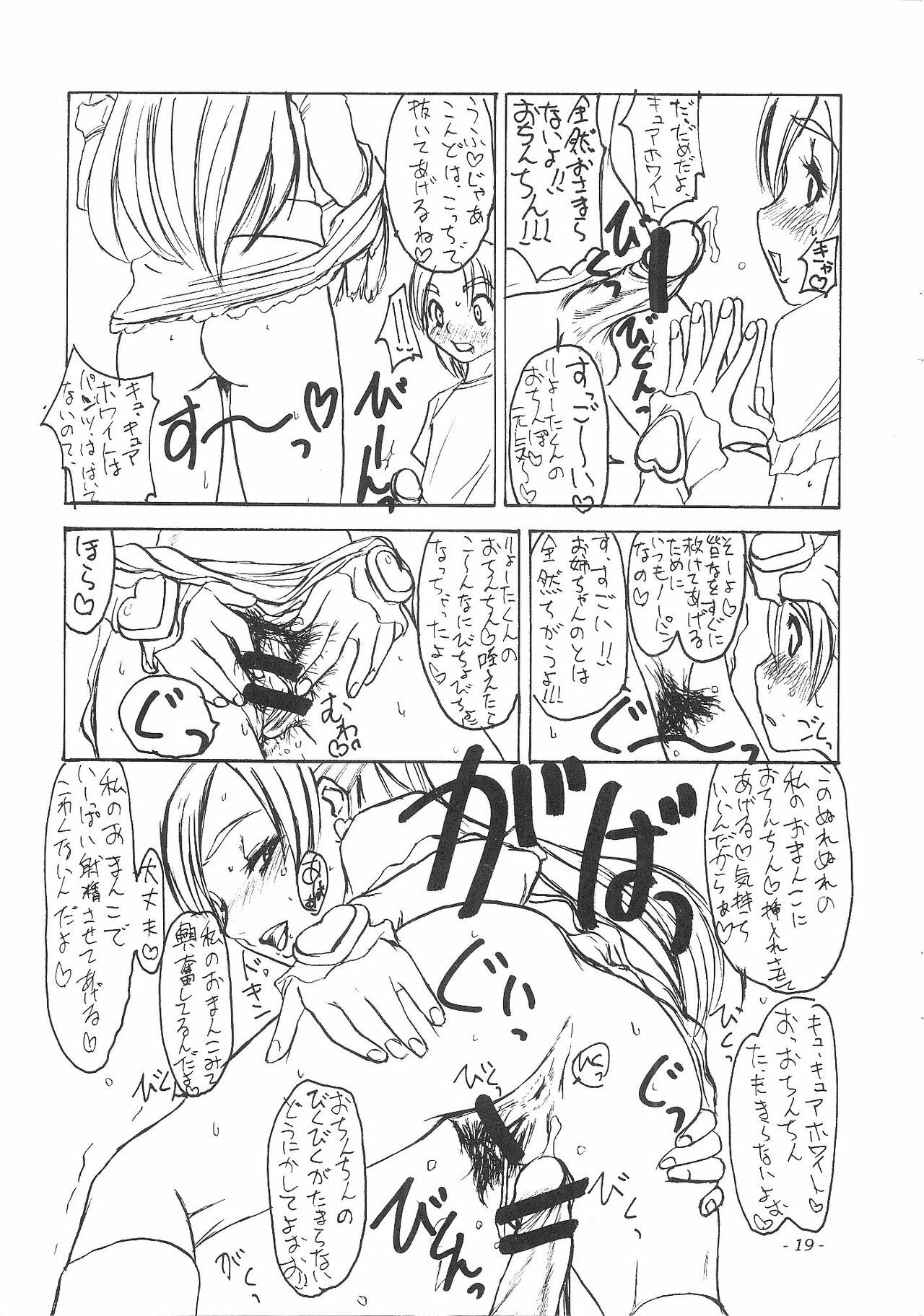 (C66) [Sekai Kakumei Club (Ozawa Reido)] Mesu Buta no Shiiku to Kouhai Nitsuite (Futari wa Precure) page 20 full