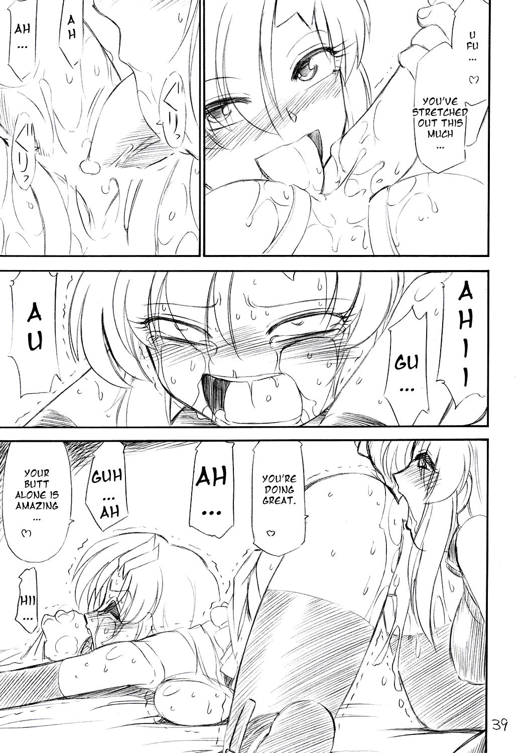 (C70) [EINSATZ GRUPPE (Charlie Nishinaka)] PRISONER 8 Miserable Birds (Gundam SEED DESTINY) [English] [YQII] page 40 full