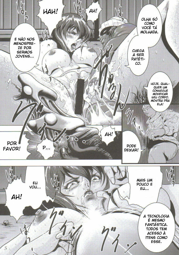 [Akiyama Production (Mikazuki Shiko)] Denno Fuck - Shousa Houkai (Ghost in the Shell) [Portuguese-BR] [BartSSJ] page 6 full