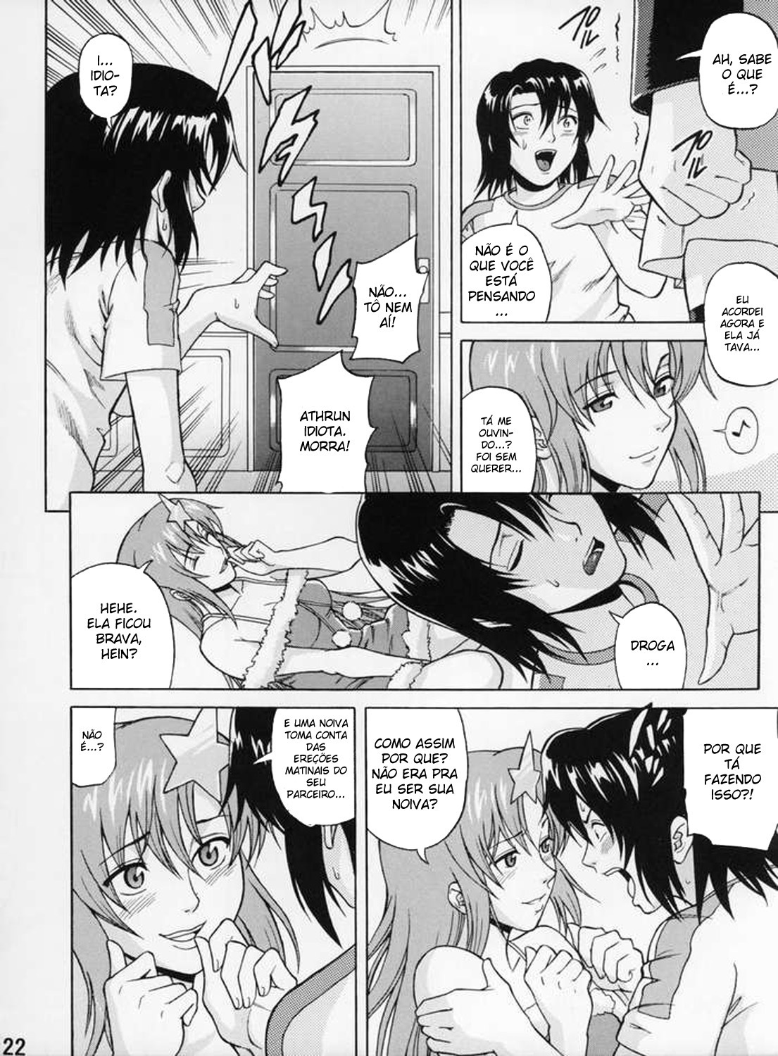 (C68) [Bakuretsu Fusen (Denkichi)] Burst!! Vol. 4 (Mobile Suit Gundam SEED DESTINY) [Portuguese-BR] [BartSSJ] page 19 full