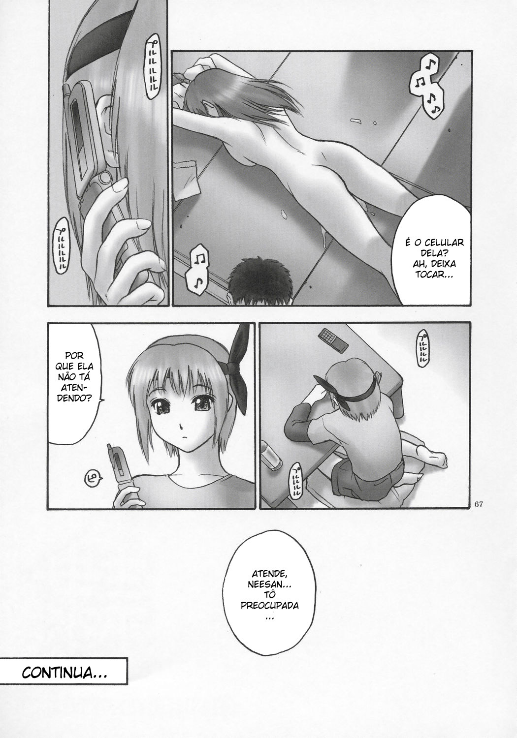 (C68) [Hellabunna (Iruma Kamiri)] REI - slave to the grind - CHAPTER 01: EXPOSURE (Dead or Alive) [Portuguese-BR] [BartSSJ] page 63 full