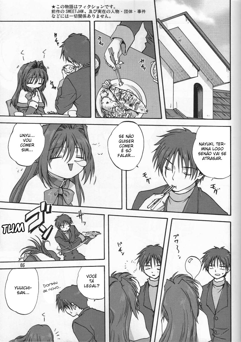 (C72) [Mitarashi Club (Mitarashi Kousei)] Akiko-san to Issho (Kanon) [Portuguese-BR] [BartSSJ] page 4 full