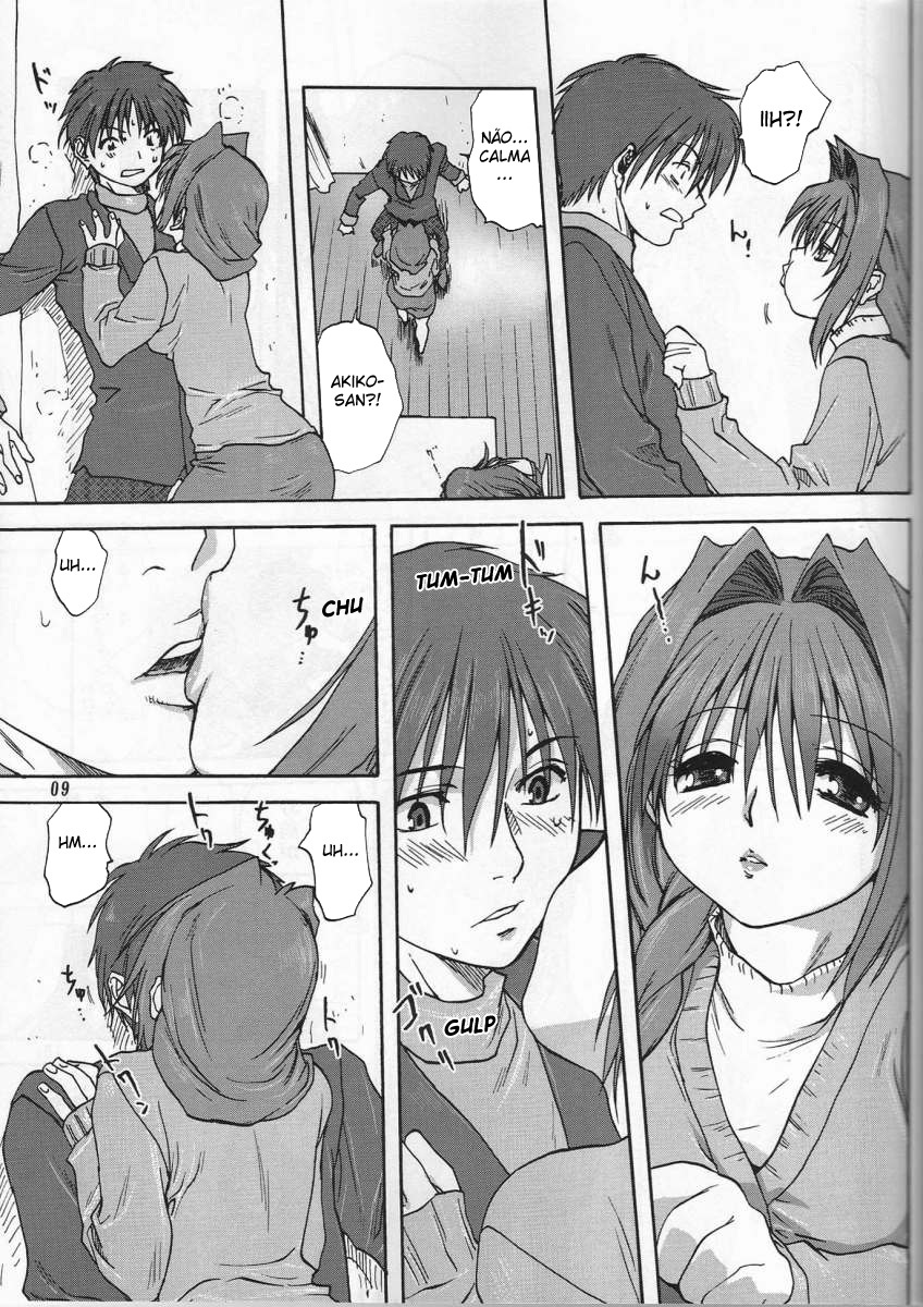 (C72) [Mitarashi Club (Mitarashi Kousei)] Akiko-san to Issho (Kanon) [Portuguese-BR] [BartSSJ] page 8 full