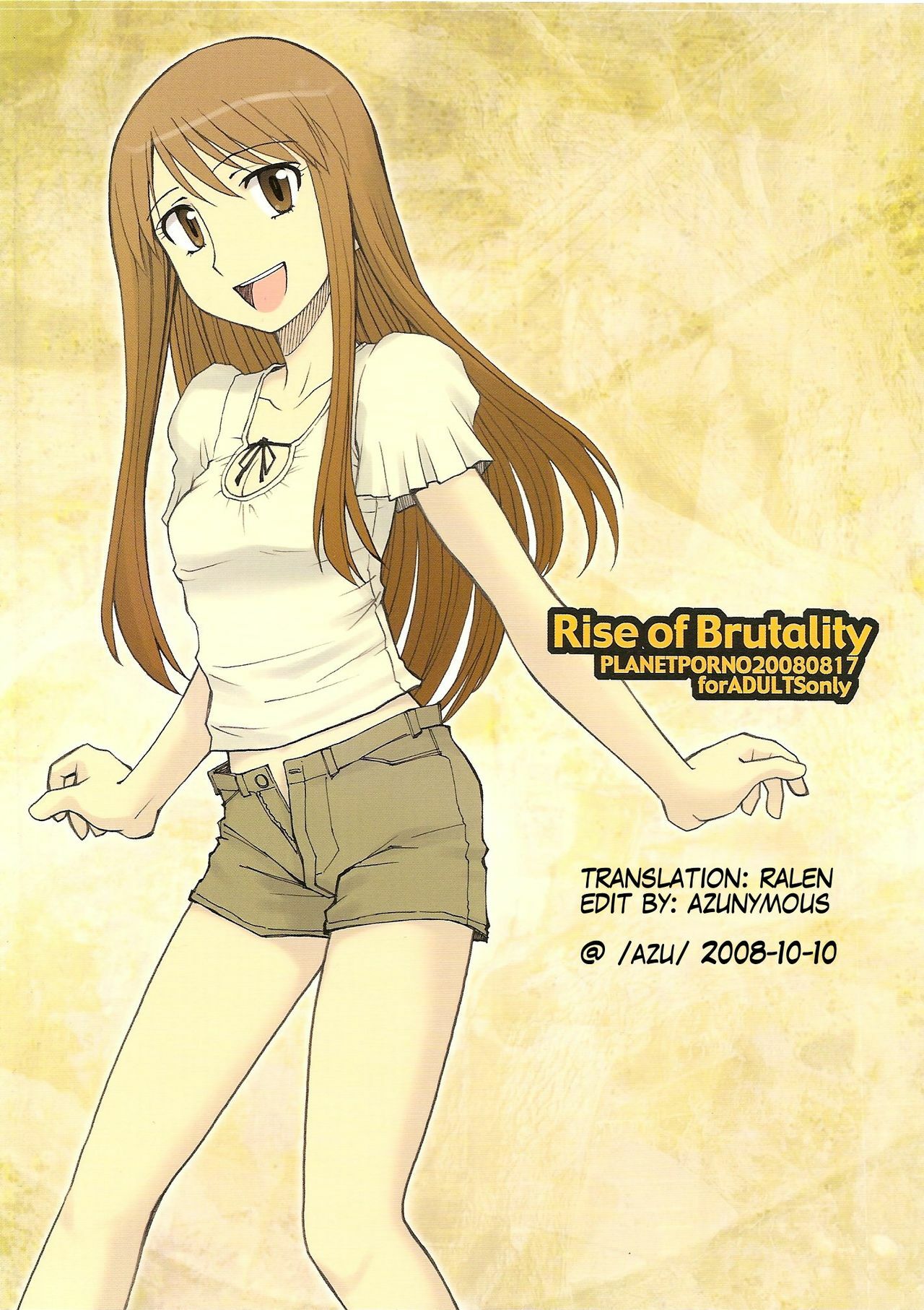 (C74) [PLANET PORNO (Yamane)] Rise of Brutality (Yotsubato!) [English] [Ralen] page 1 full