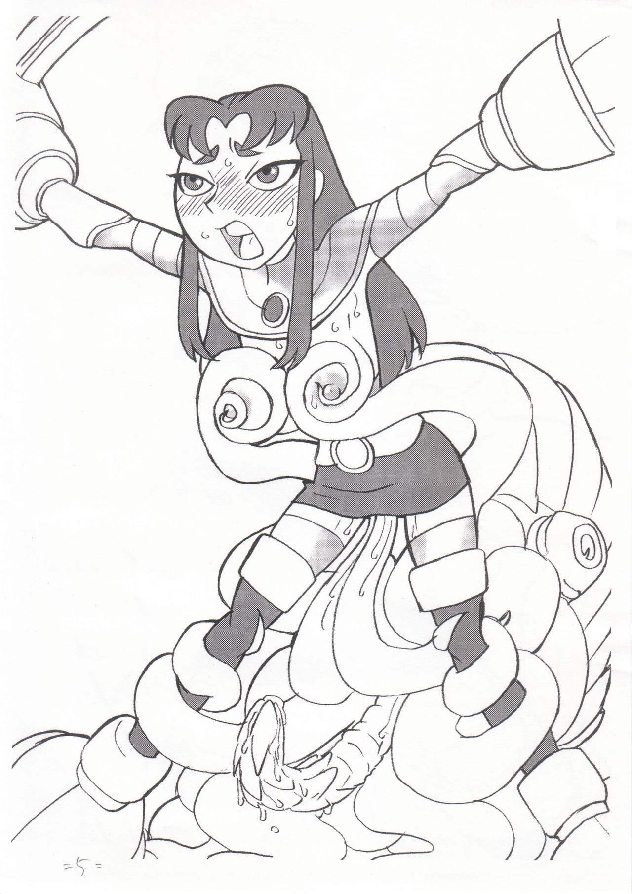 [Union Of The Snake (Shinda Mane)] Psychosomatic Counterfeit Ex: Blackfire (Teen Titans) page 4 full