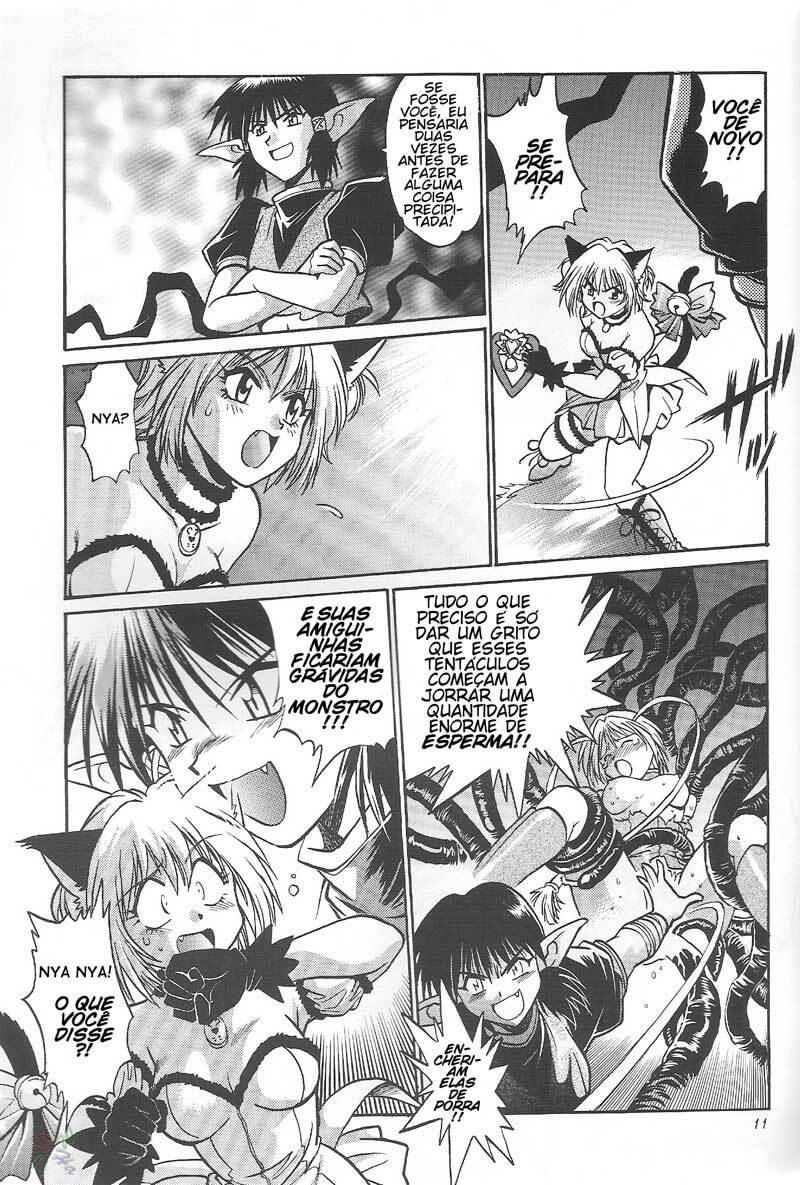 (CR32) [Studio Katsudon (Manabe Jouji)] Tokyo Myu Myu (Tokyo Mew Mew [Mew Mew Power]) (Portuguese) page 9 full