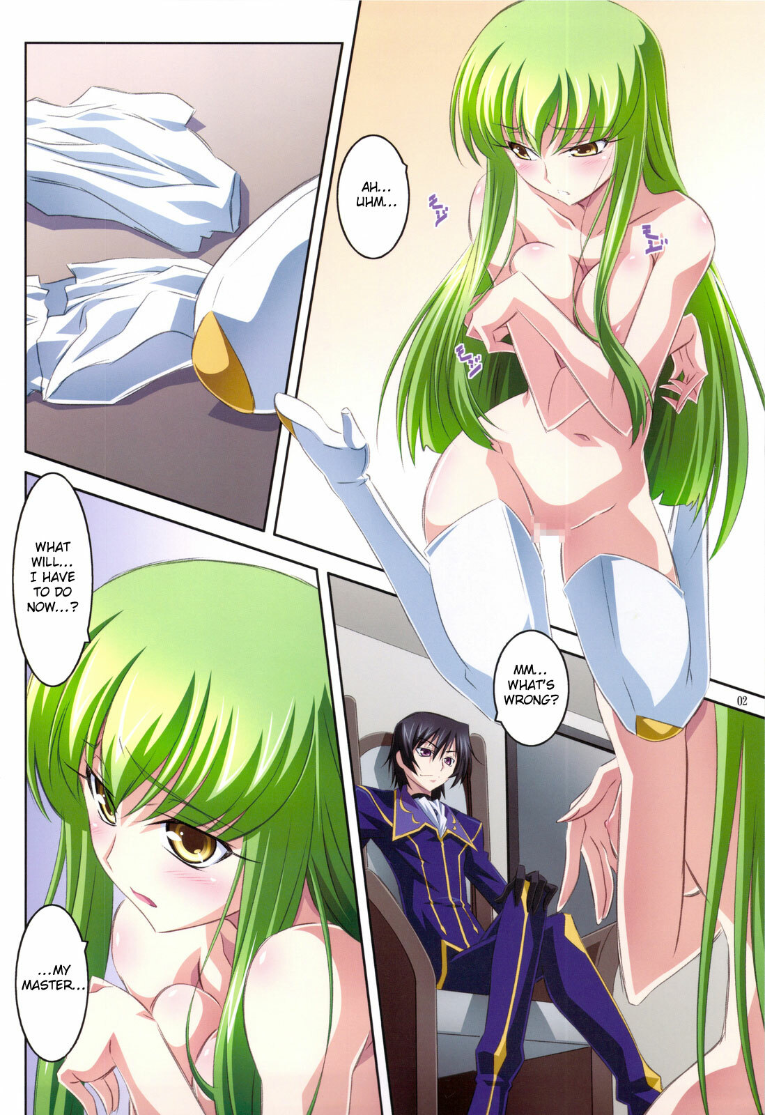(C75) [Mahirutei (Izumi Mahiru)] C.C.Lemonade R2 (CODE GEASS: Lelouch of the Rebellion) [English] [Reromanga] page 2 full