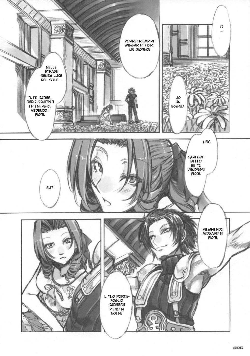 (C73) [Alice no Takarabako (Mizuryu Kei)] MORAL CRISIS (Final Fantasy VII) [Italian] [Hiso Hentai] page 6 full