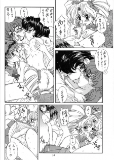(SC4) [Fukumaden (Ohkami Tomoyuki)] Madan Musume Arashi (Doki Doki Pretty League) - page 13