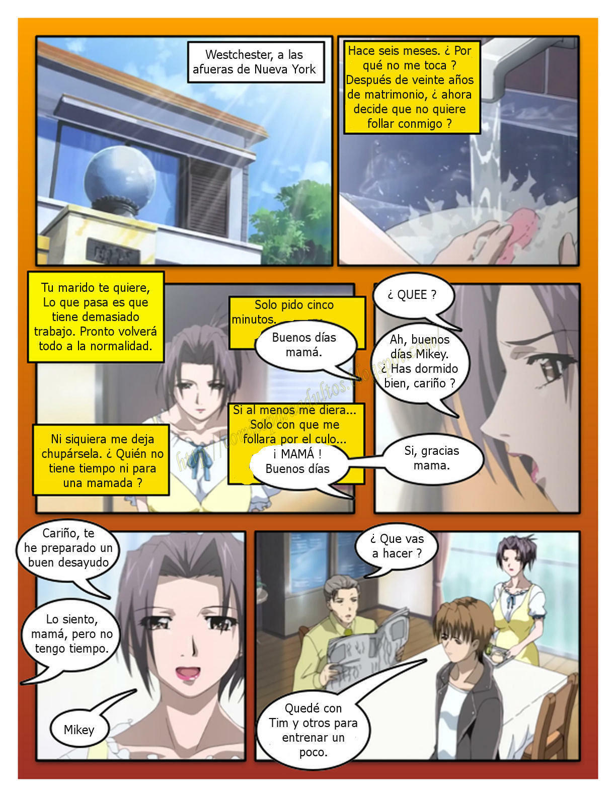 Submissive Mother #1 - Deseo oculto [Spanish] [Rewrite] [Rumaje] page 2 full