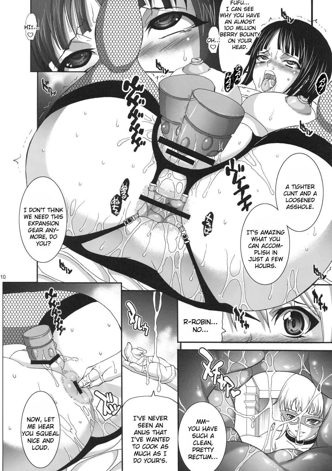 (C75) [Youkai Tamanokoshi (CHIRO)] Dai Auction Kaijou (One Piece) [English] {DGB} page 9 full