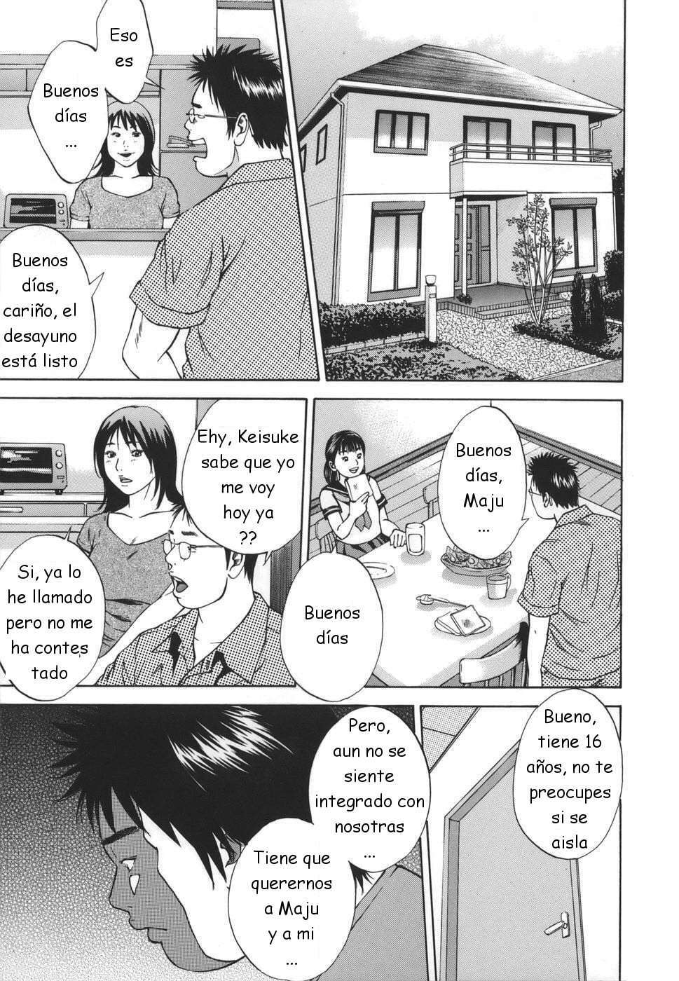 [Hagiwara Yutarou] Kinshin Goukan - Near Relation Rapes [Spanish] [Joselillo] page 7 full