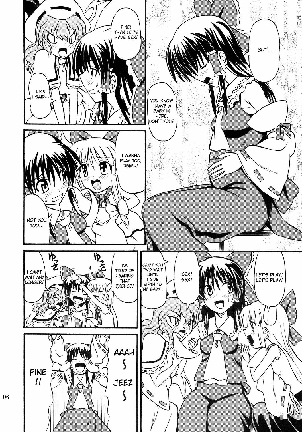 (Reitaisai 4) [Takakuya (Takaku Toshihiko)] Touhou Youjo Ranbu 8 | Touhou Enchantresses’ Dance 8 (Touhou Project) [English] page 6 full