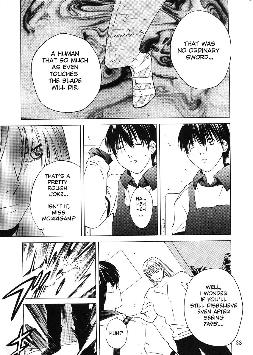 [Kouchaya (Ootsuka Kotora)] Kokuyoku no Tenma | black-winged tenma (Darkstalkers) [English] [blademaiden.net] page 32 full
