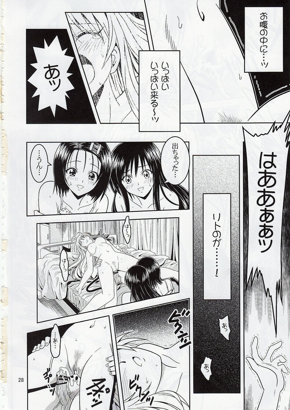 [Gangontou (Fukori)] Anoko-tachi ga Taihen na Koto ni Nattemasu 2 (To LOVE-Ru) page 27 full