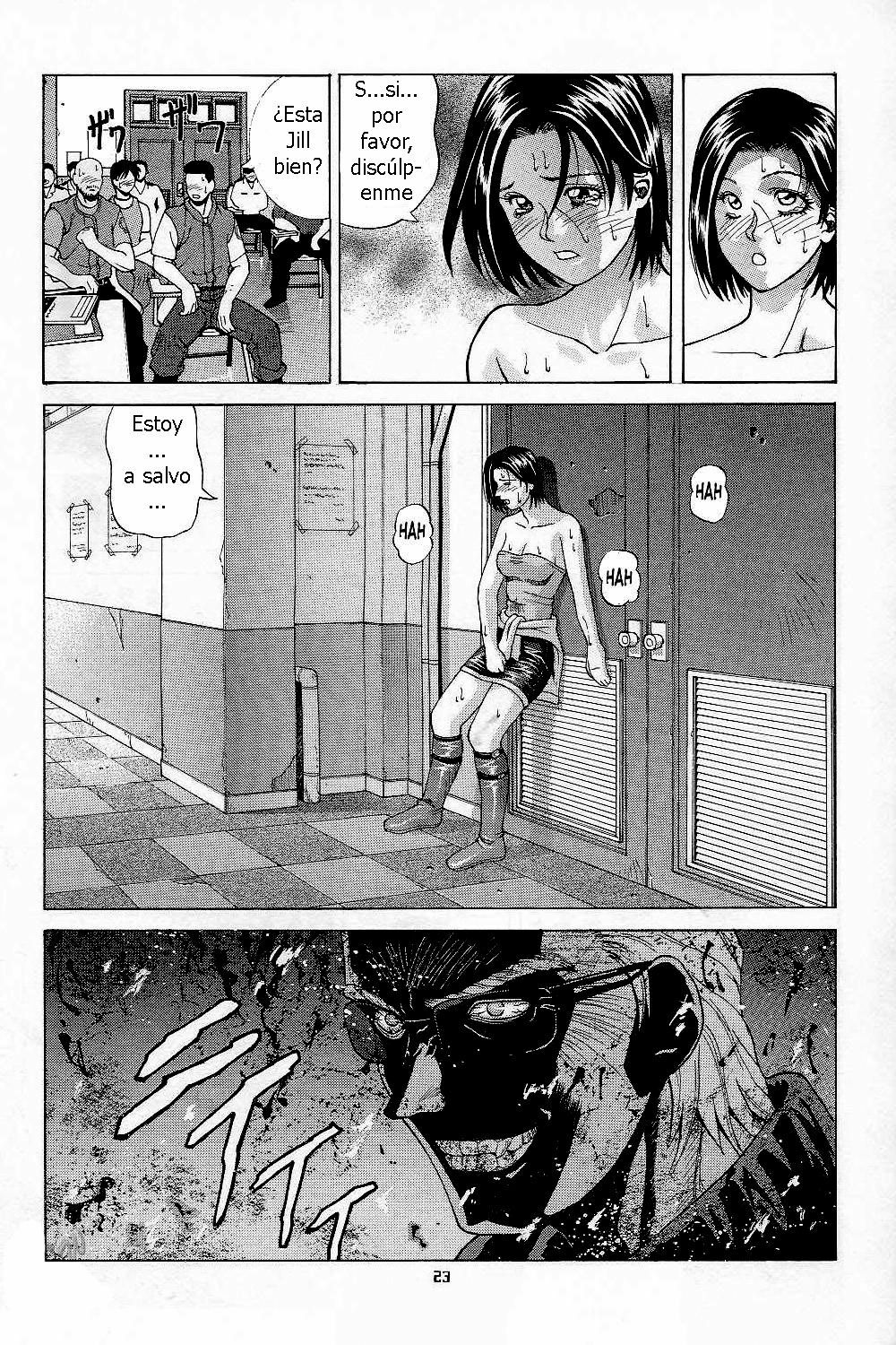 [Human High-Light Film (Jacky Knee de Ukashite Punch x2 Summer de GO!)] Jill Valentine (Resident Evil) [Spanish] [Olympos no Fansub] [Incomplete] page 21 full
