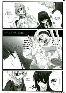 (C73) [Shounen x Shoujo (Kisaragi Mizu)] Okaeri! (Higurashi no naku Koro ni) [English] - page 8
