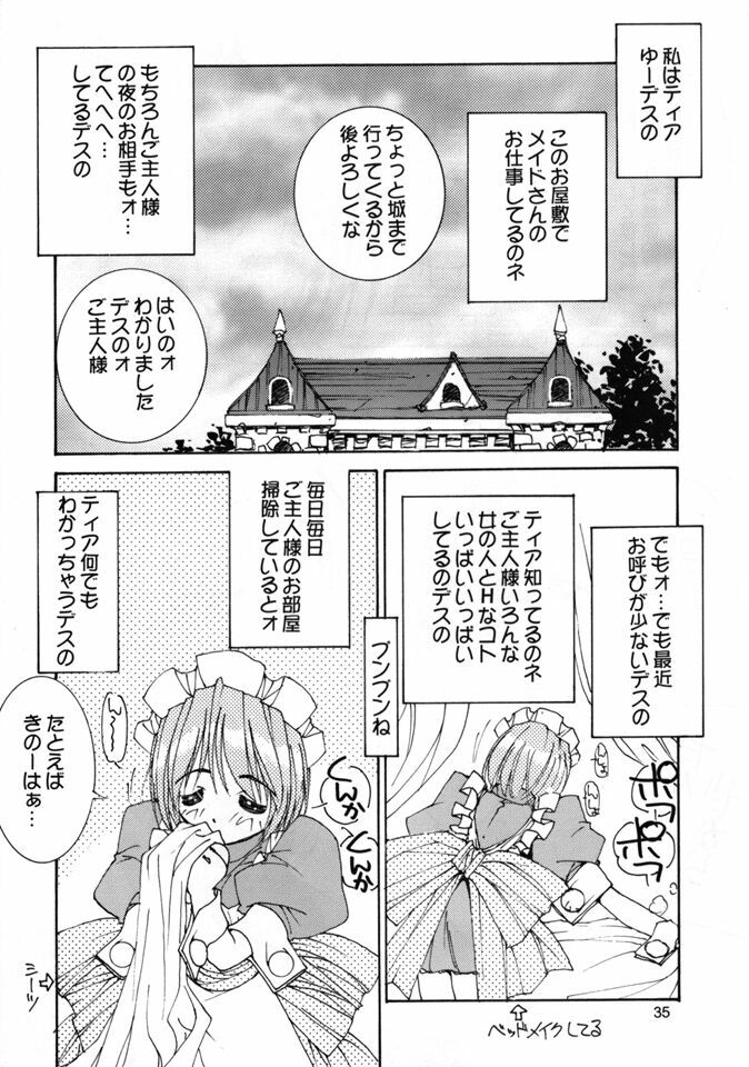 (C55) [PUSSY CAT (Oono Tetsuya)] mei Herat CAT deshi (ToHeart, Mei King) page 34 full