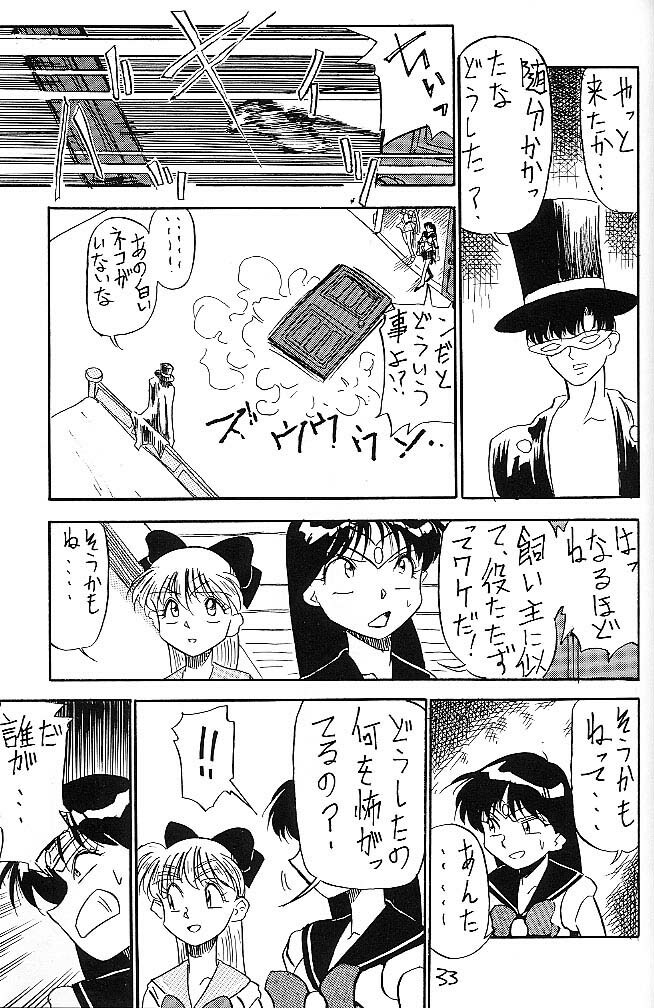 (C44) [V. Hercules (Ookame Toutarou, Sazanami Kazuto)] Mejiro (Bishoujo Senshi Sailor Moon, Genji Tsuushin Agedama) page 32 full