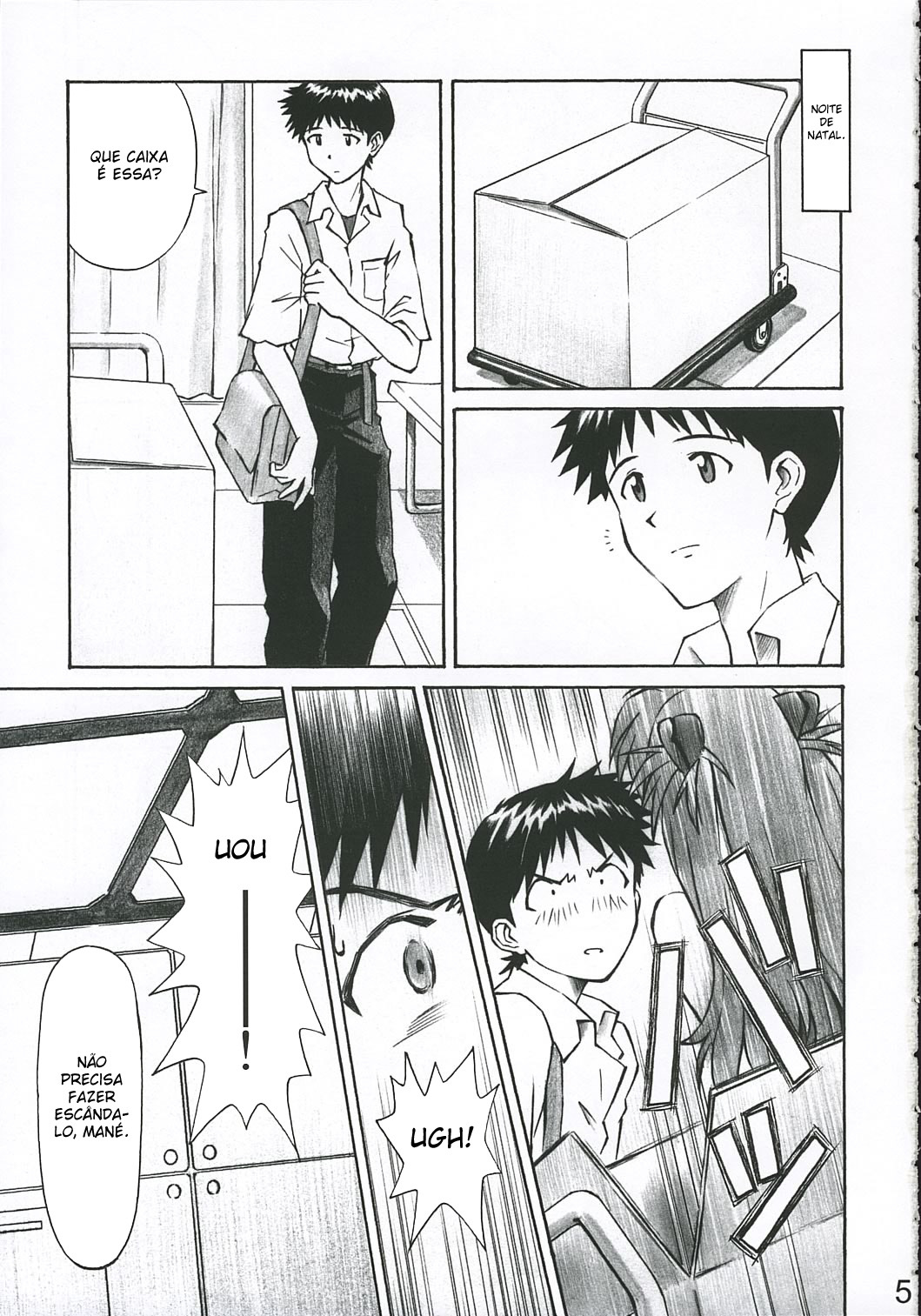 (C69) [TENGU NO TSUZURA (Kuro Tengu)] MERRY BOX (Neon Genesis Evangelion) [Portuguese-BR] [BartSSJ] page 4 full