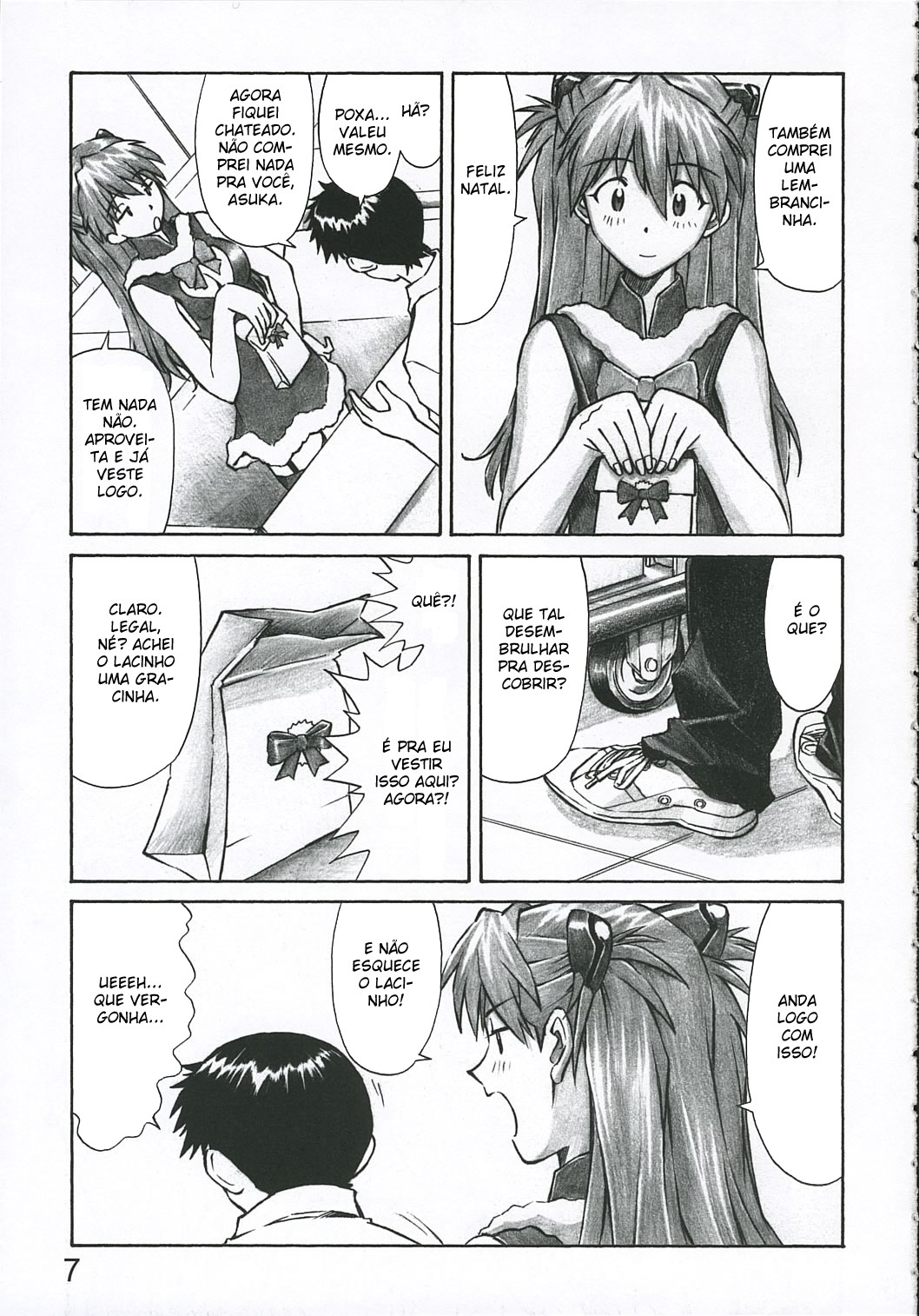 (C69) [TENGU NO TSUZURA (Kuro Tengu)] MERRY BOX (Neon Genesis Evangelion) [Portuguese-BR] [BartSSJ] page 6 full