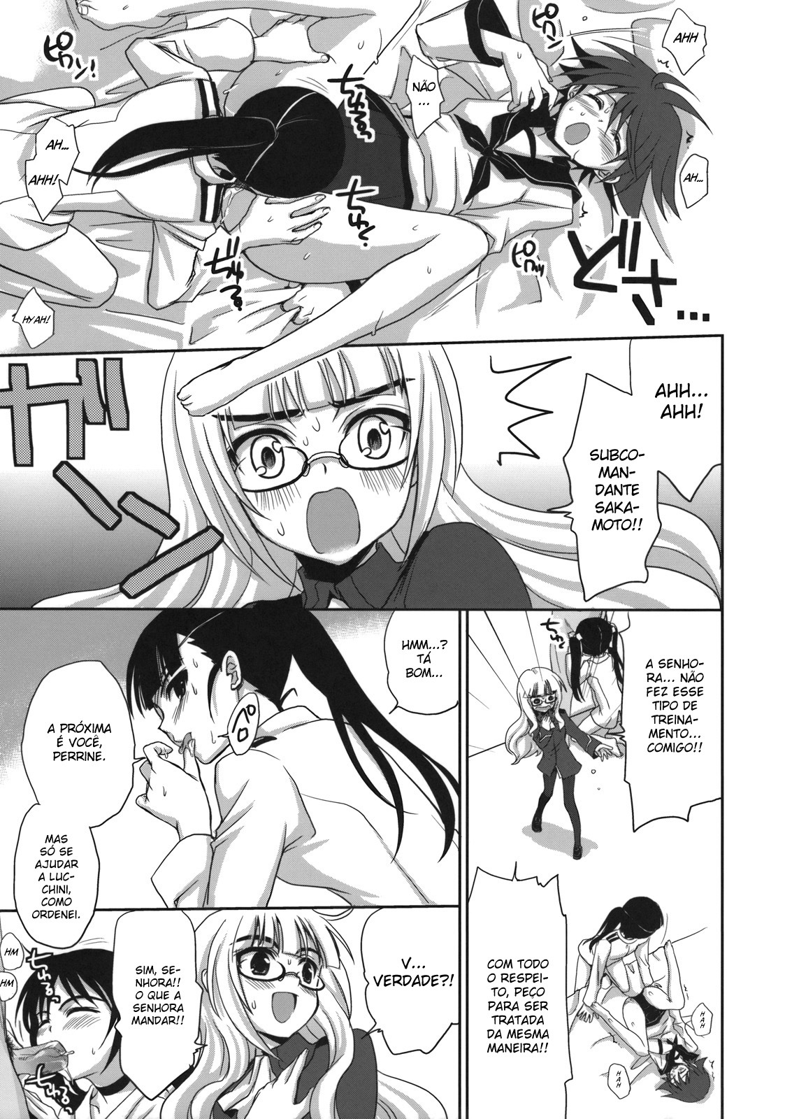 (C74) [Takumi na Muchi (Takumi na Muchi)] Yappari Pants Ga II Desu Ka? (Strike Witches) [Portuguese - BR] page 12 full