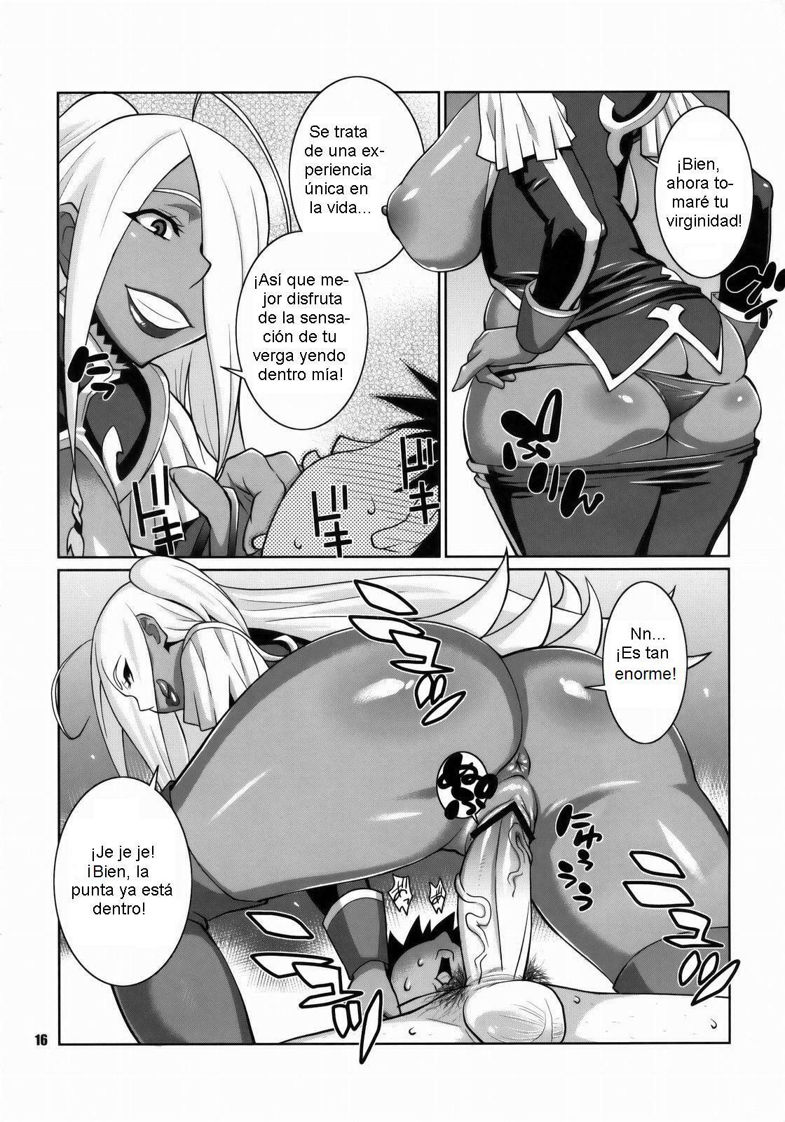 (C75) [TETRODOTOXIN (Nise Kurosaki)] Machina & Garnet to Toshikoshi SEX Zanmai (Dragonaut) [Spanish] [Biblioteca Hentai] page 15 full