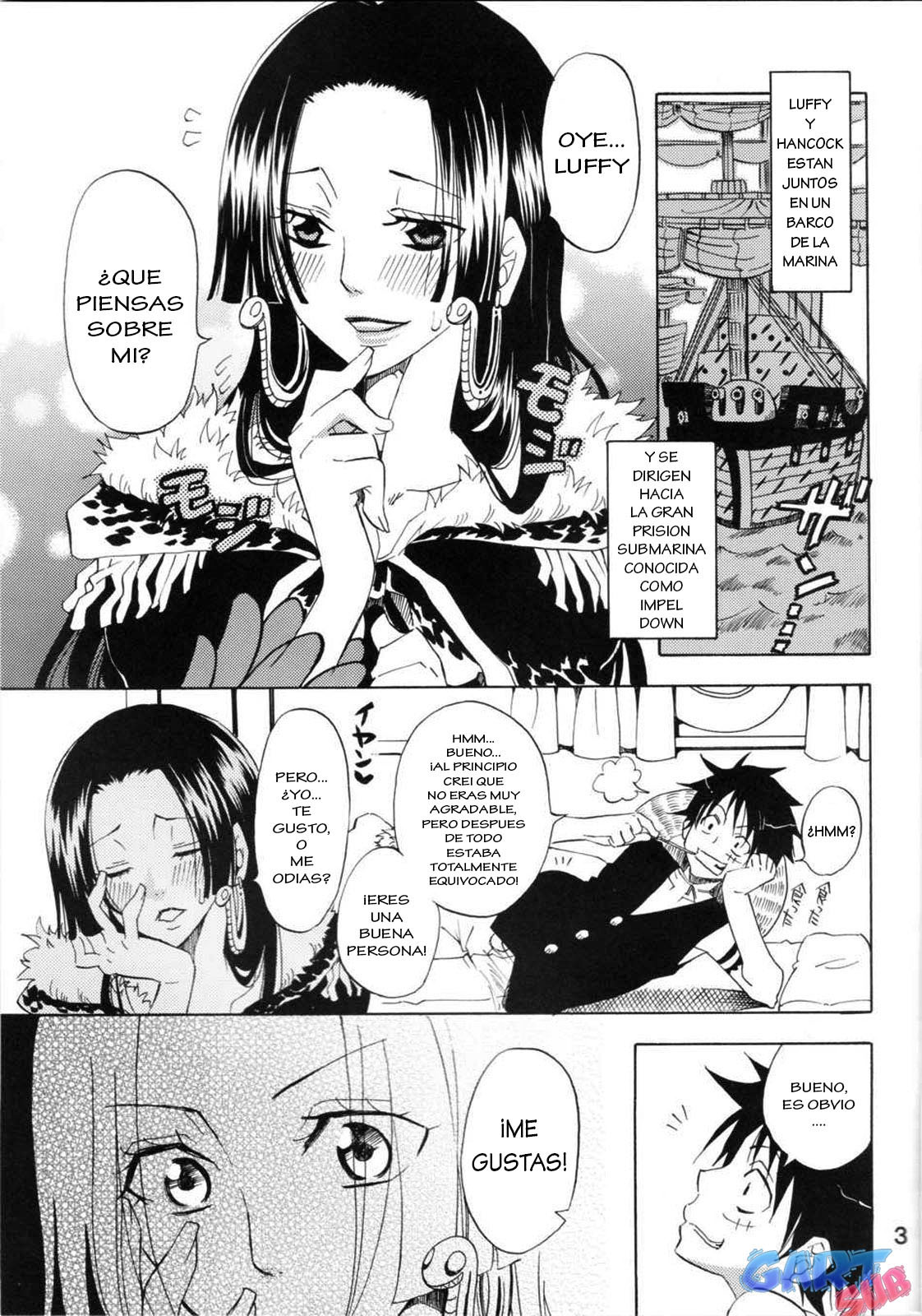 [Kurione-sha (YU-RI)] Hebihime-sama Goranshin desu! (ONE PIECE) [Spanish] {Asuka Langley} page 2 full