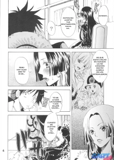 [Kurione-sha (YU-RI)] Hebihime-sama Goranshin desu! (ONE PIECE) [Spanish] {Asuka Langley} - page 3