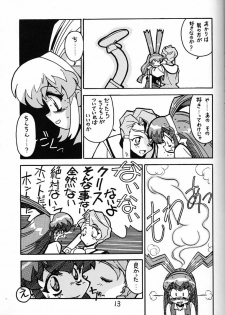 (C54) [Bible (Ogata Satomi)] Kyouakuteki Shidou Daiichijou Daikyuukou (Battle Athletes Daiundoukai [Battle Athletes Victory]) - page 12