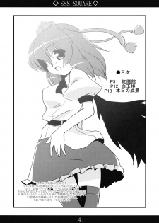 (C74) [MarineSapphire (Hasumi Milk)] SSS SQUARE (Touhou Project) - page 4
