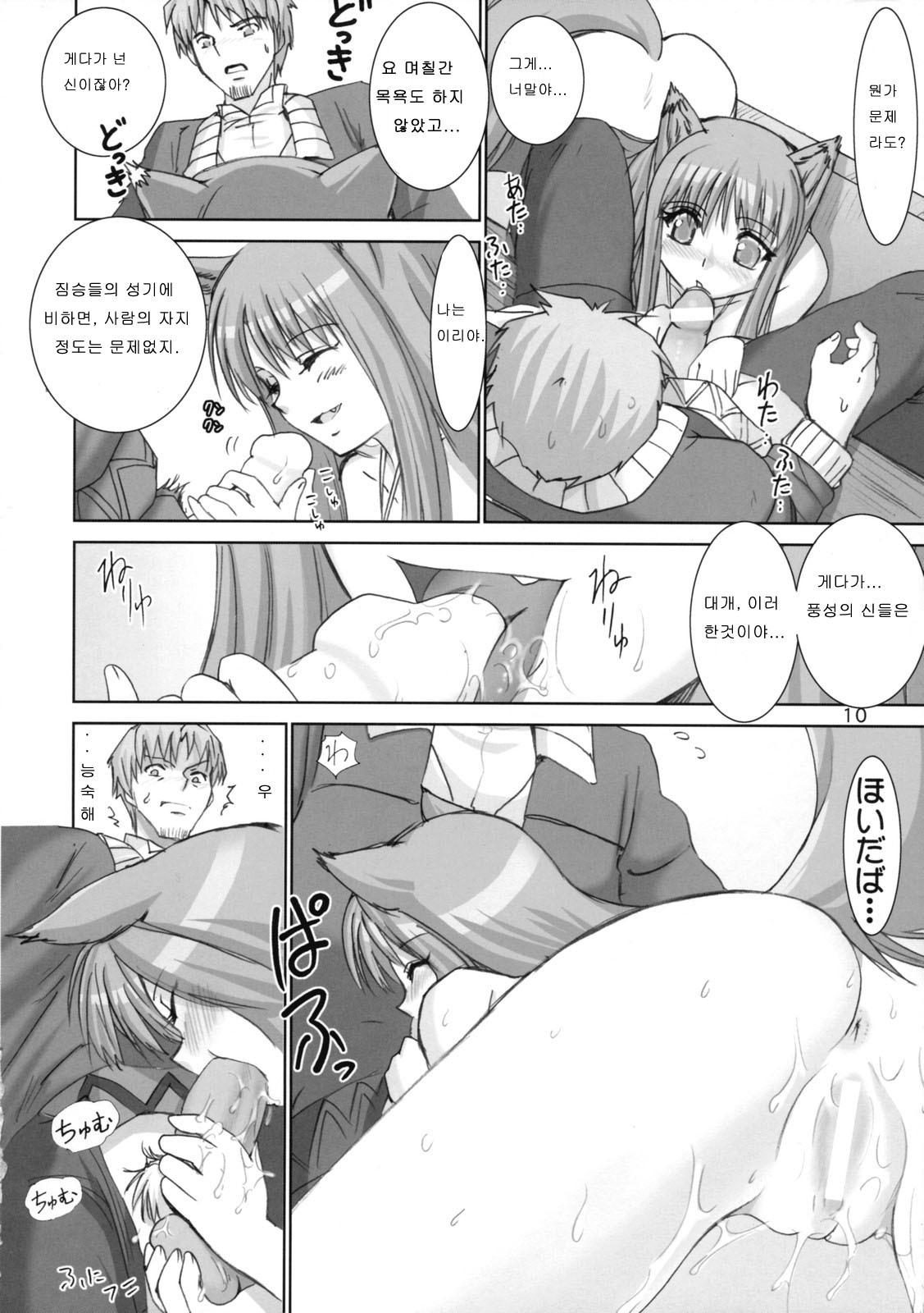 (SC38) [Raijinkai (Haruki Genia)] Wolf Road | 울프로드 (Spice and Wolf) [Korean] page 9 full