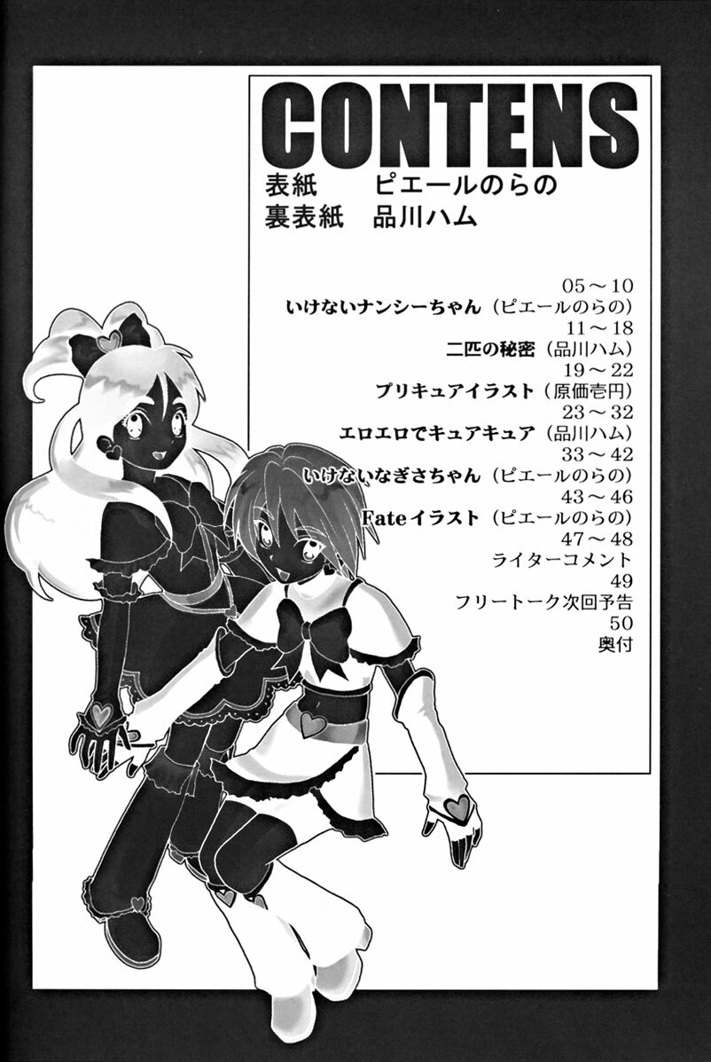 [Toluene Ittokan (Pierre Norano, Genka Ichien, Shinagawa Ham)] Ketsu! Megaton RV (Futari wa Precure, Read Or Die) page 3 full