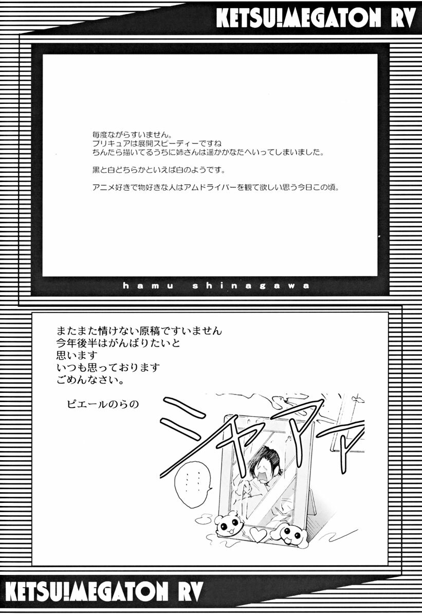[Toluene Ittokan (Pierre Norano, Genka Ichien, Shinagawa Ham)] Ketsu! Megaton RV (Futari wa Precure, Read Or Die) page 47 full